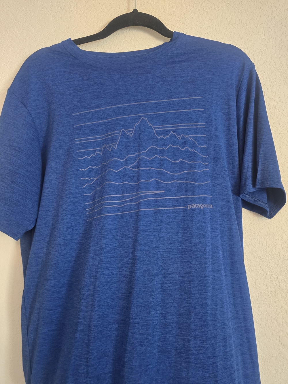 Patagonia Men's Blue Graphic T-Shirt Size MED